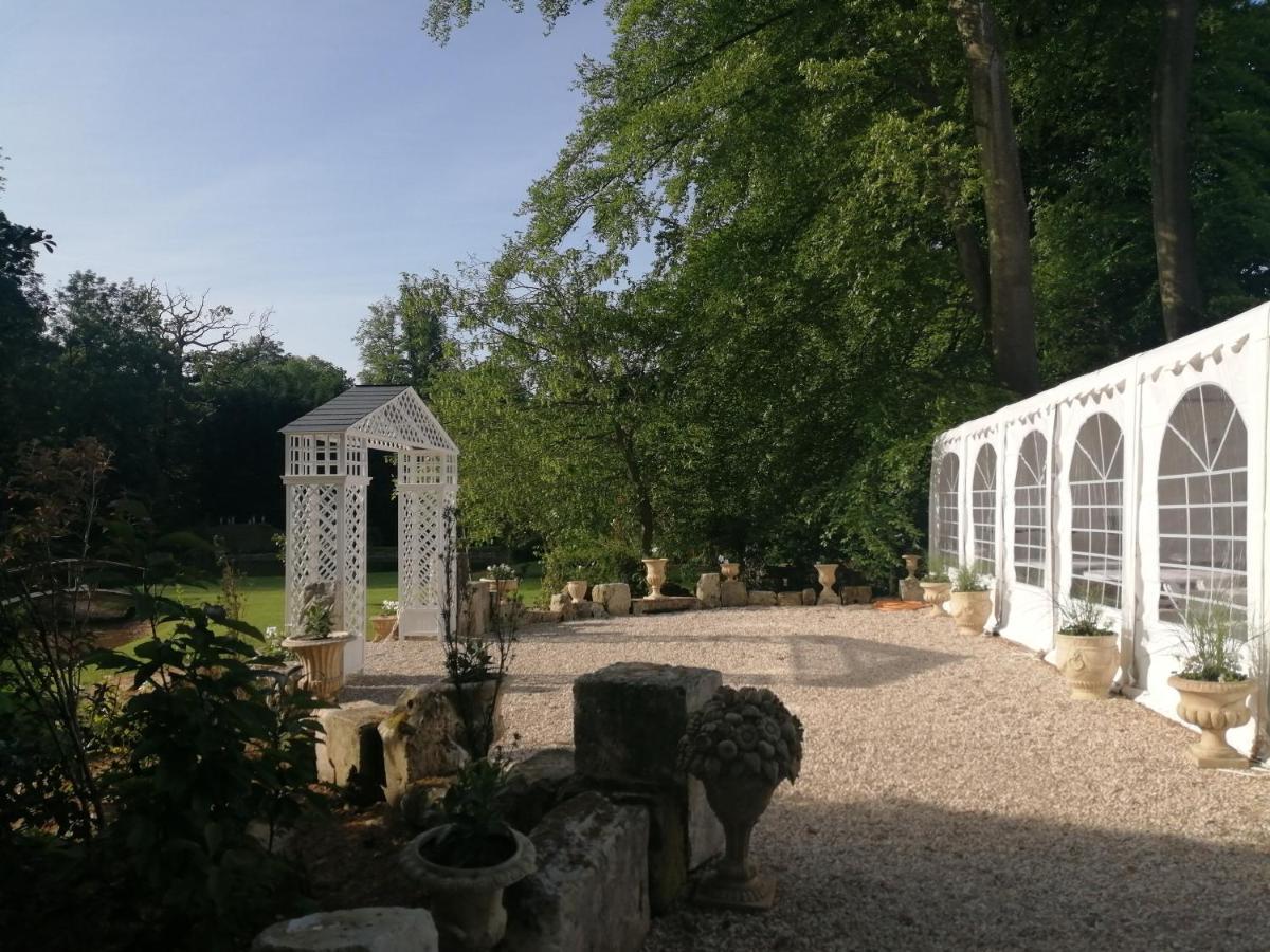 Chambre Le Notre Le Domaine Des Jardins De Bracquetuit Exterior photo